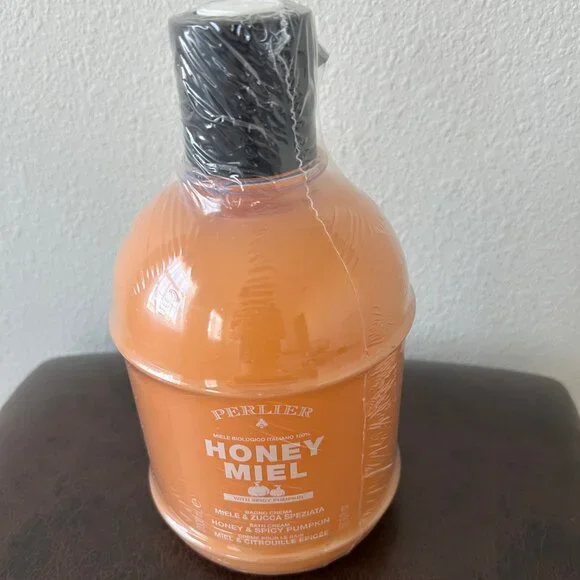 Perlier Honey Miel 2-Liter Bath Cream 67.6 fl oz Honey & Spicy Pumpkin Sealed